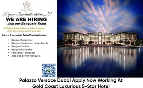 versace careers gold coast